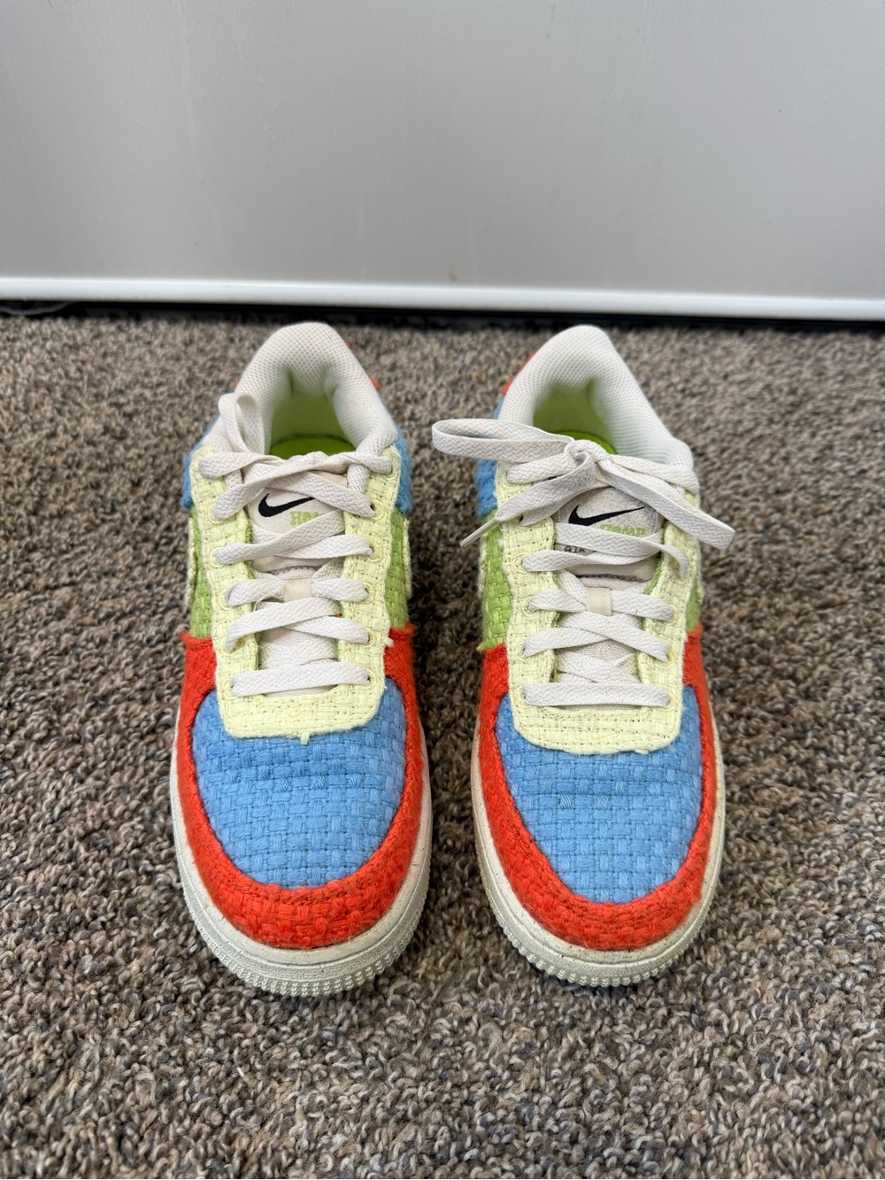 Nike Force 1 Low LV8 Next Nature PS 'Hemp - Multi' - Picture 2 of 6